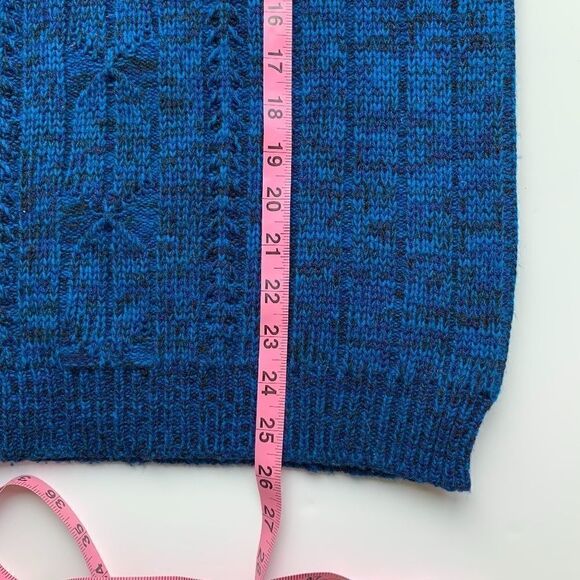 Vintage Mock Neck Knit Sweater Size Medium - Picture 6 of 8